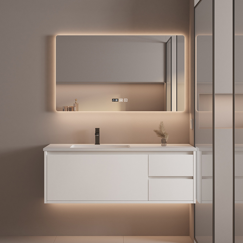 Luxury under sink storage bathroom cabinet laundry cabinet bathroom led bathroom mirror cabinet