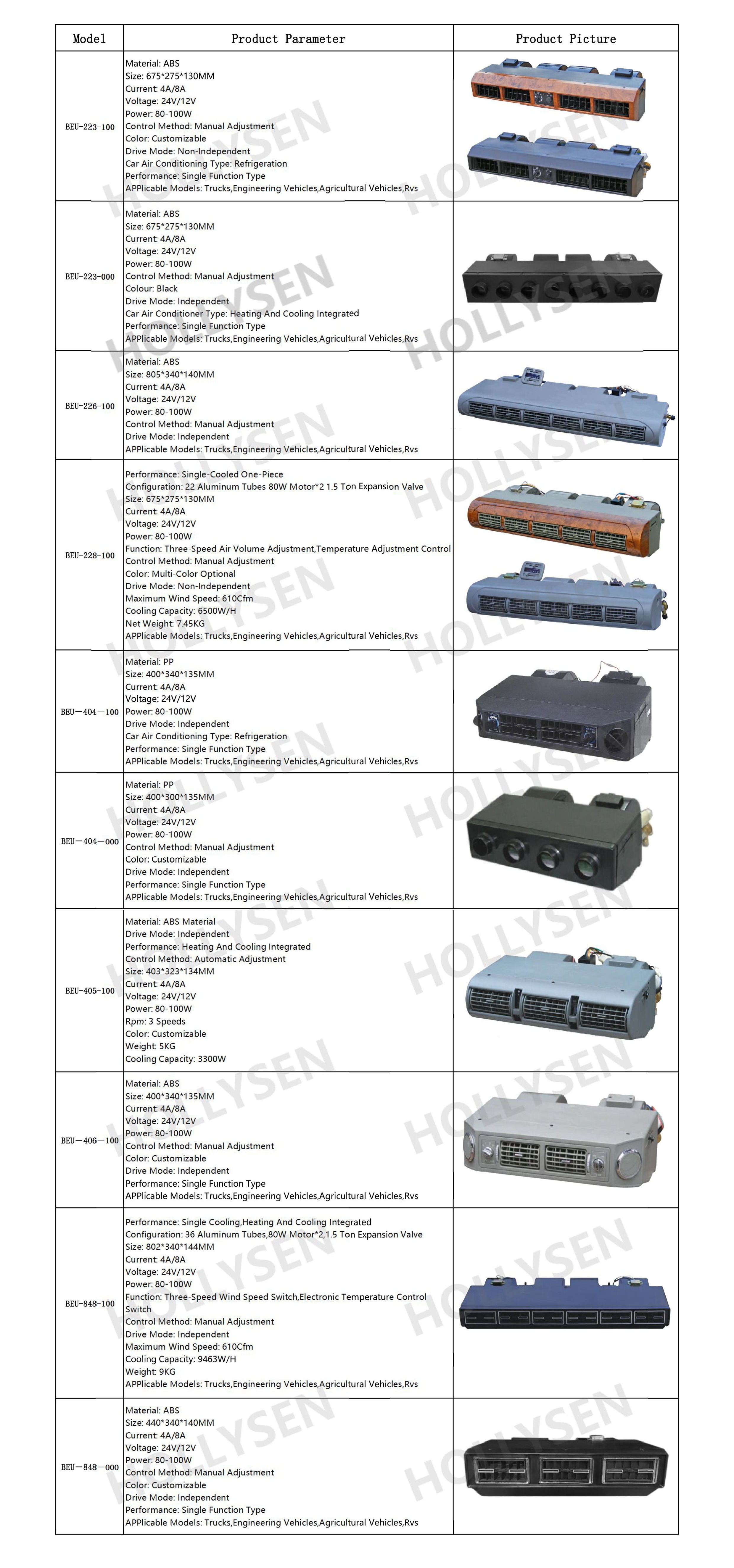 Universal A/C Air Conditioner Evaporator Units Assembly 12v 24v Car AC Evaporator Assembly Kit