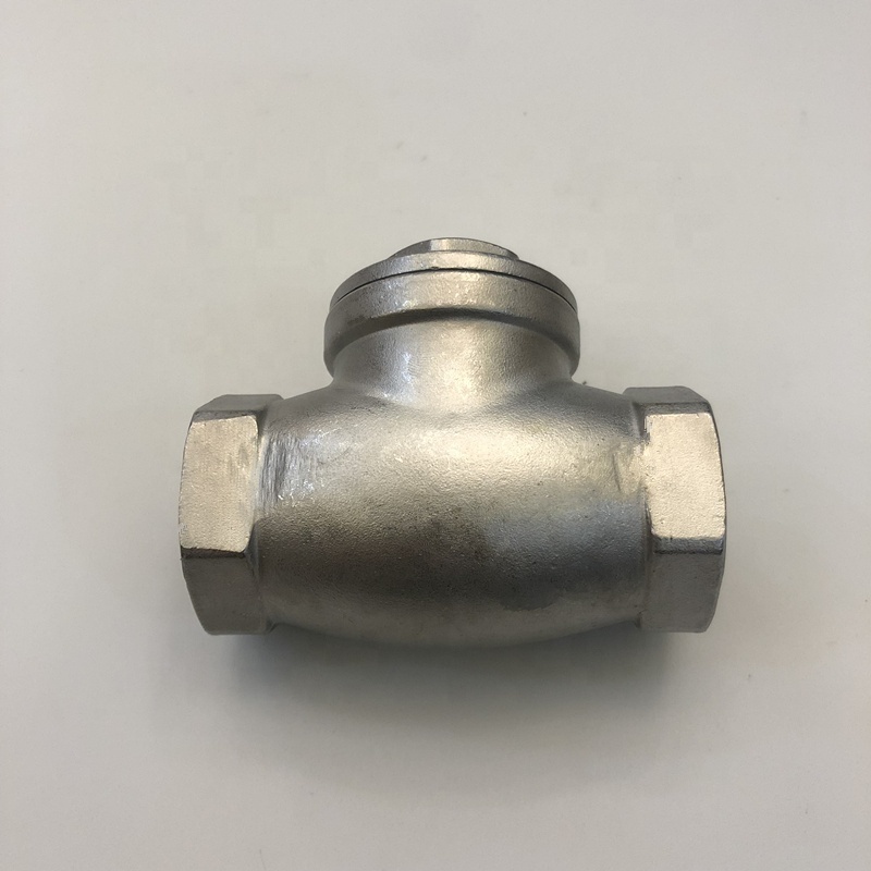 Check Valve Swing Type Stainless Steel 304 316 Ball Check Valve NPT BSP Threaded 1/2'' 3/4'' Swing Check Valve