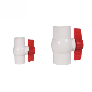 1/2 - 4 inches plastic double union ball valve PVC Pipe union PVC ball Valve