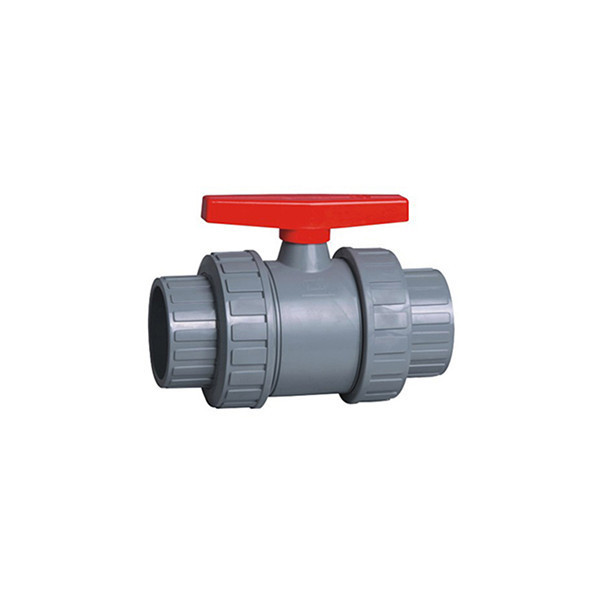 1/2 - 4 inches plastic double union ball valve PVC Pipe union PVC ball Valve