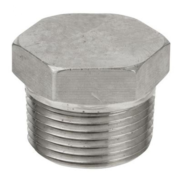 Stainless Steel Pipe Fittings Hexagon Plug NPT Thread 2 Inch Hex Plug