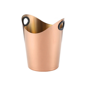 Factory Direct Contemporary Cooler Camping Premium Ice Bucket Metal Carton Rose Gold Party Buckets, Coolers & Holders 5 Liter