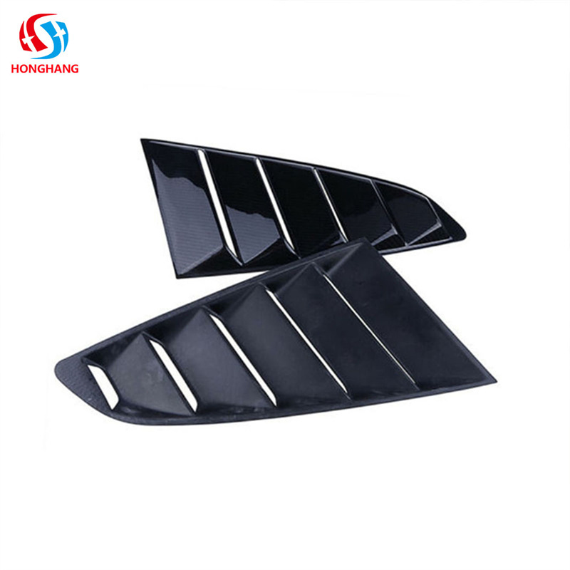 Honghang Manufacture Car Accessories Window Louver Auto Parts Accessories Shade Guard Window Louver For Mustang 2015-2019