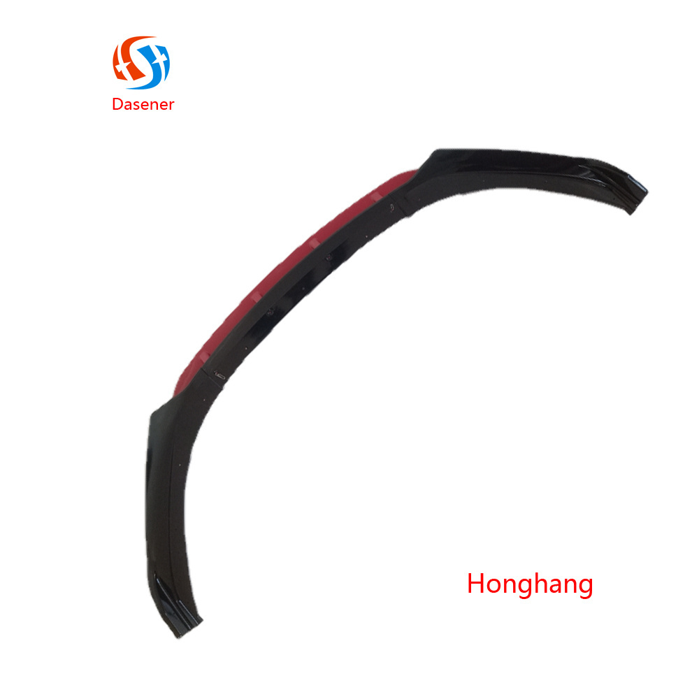 Automotive Parts Front Bumper Lip Spoiler Carbon Fiber 2016-2018 Factory Manufacture Front Diffuser, Black for Hyundai Elantra