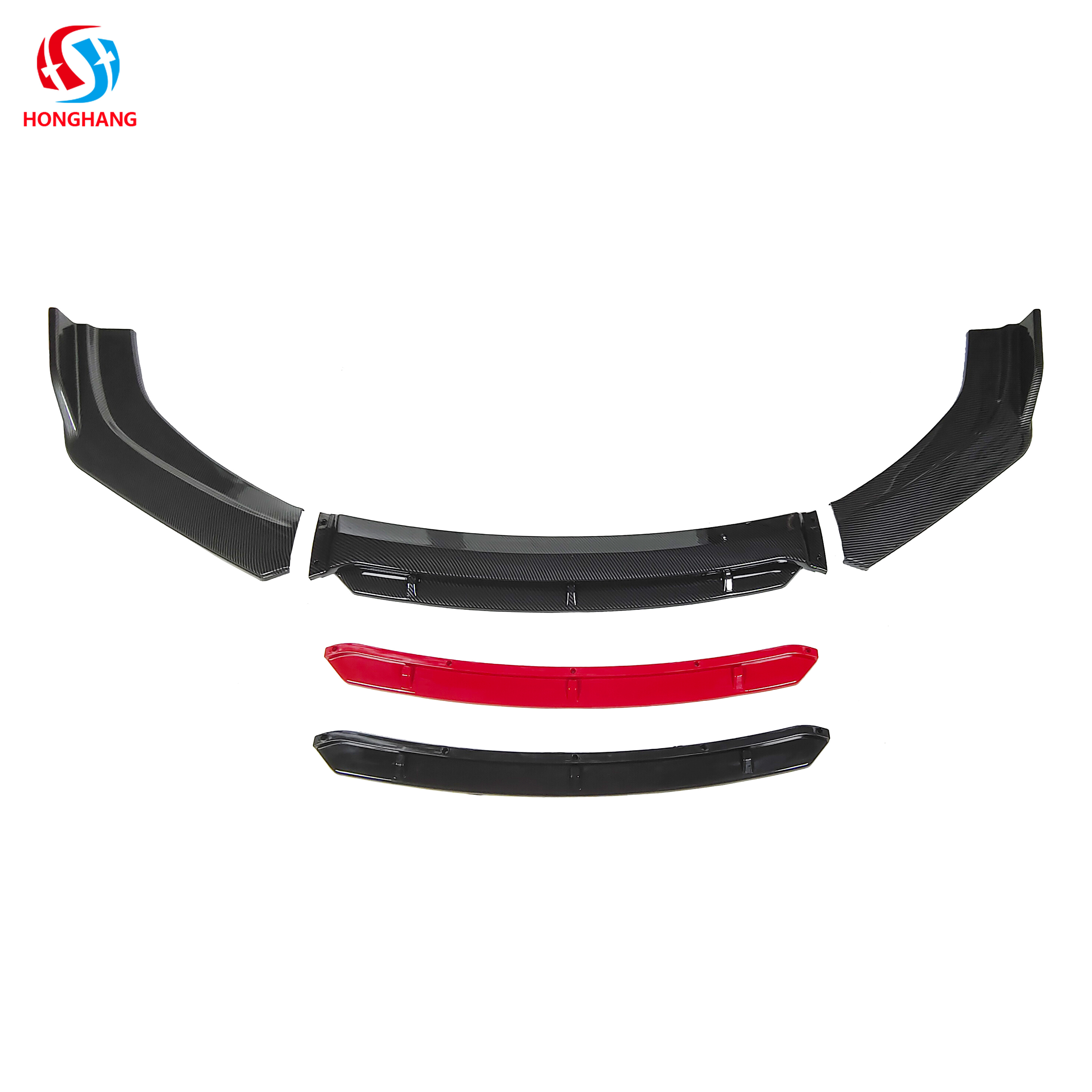 Honghang Brand Factory Direct Auto Accessories Parts Universal Front Bumper Lip Splitter Universal Body Kits For All Car