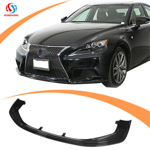 Material Auto Front Bumper Splitter Honghang Factory ABS Lip for Lexus IS IS200 IS250 IS300 IS350 Body Kit Accessories 2015-2021