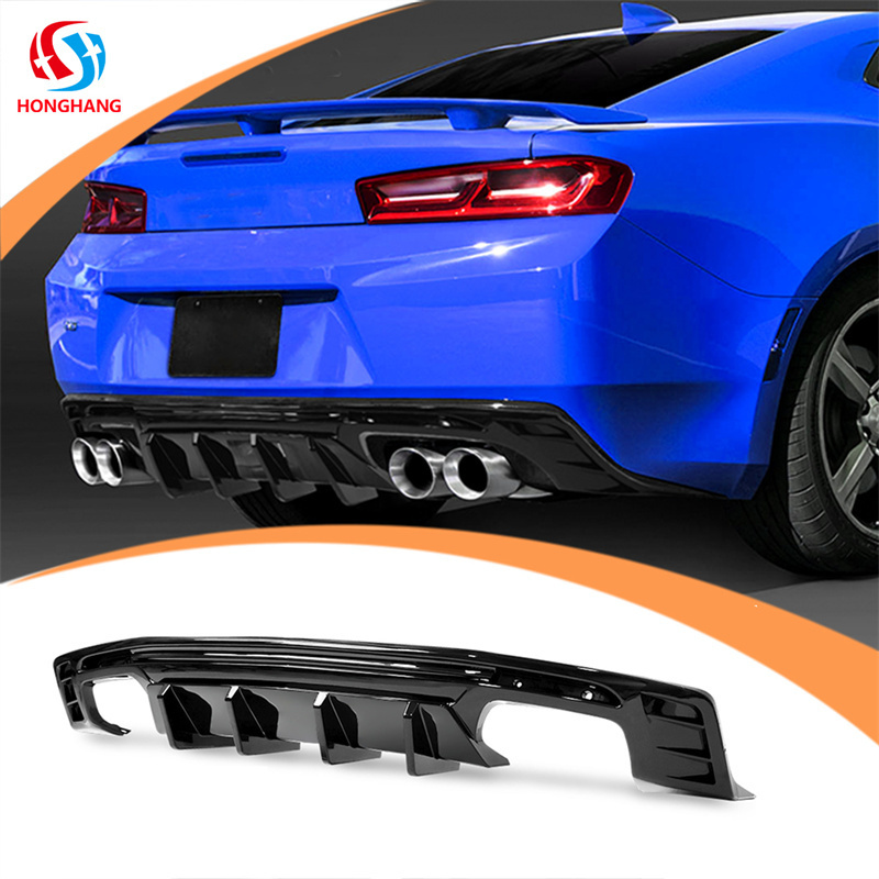 Auto Accessories Parts Rear Bumper Lips Rear Diffuser spoiler  For Chevrolet Camaro Body Kit 2016 2017 2018 2019 2020 2021