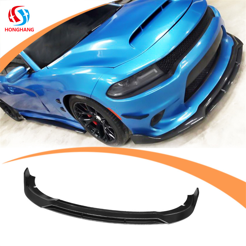 Honghang Automotive Car Accessories Front Lips, Front Bumper Lip Splitter For Dodge Charger SRT 2015 2016 2017 2018 2019 2020+