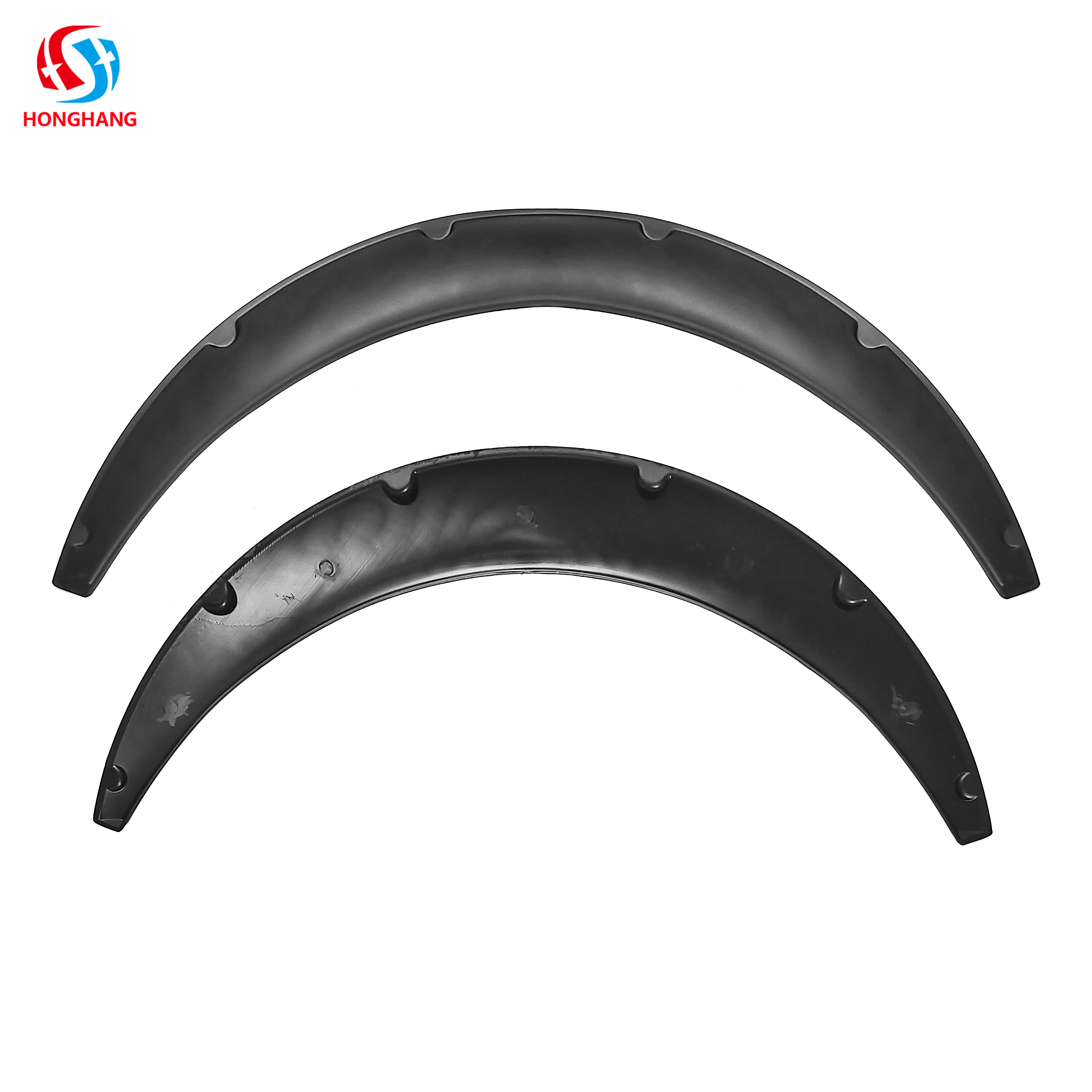 Honghang Auto Accessories Wheel Trim Car Auto Parts Wheel Eyebrow Matt Black Wheel Arch Universal Fender Flares For All Cars