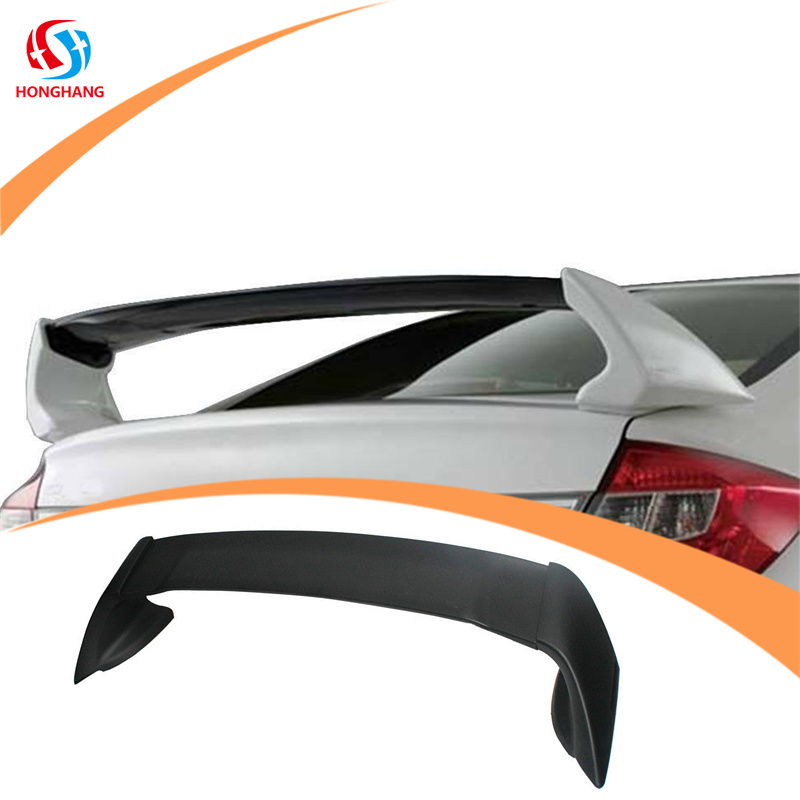 Honghang Factory Car Decoration Accessories Parts Spoiler, ABS 2012 2013 2014 2015 for Honda Civic Spoiler Accessories Carton