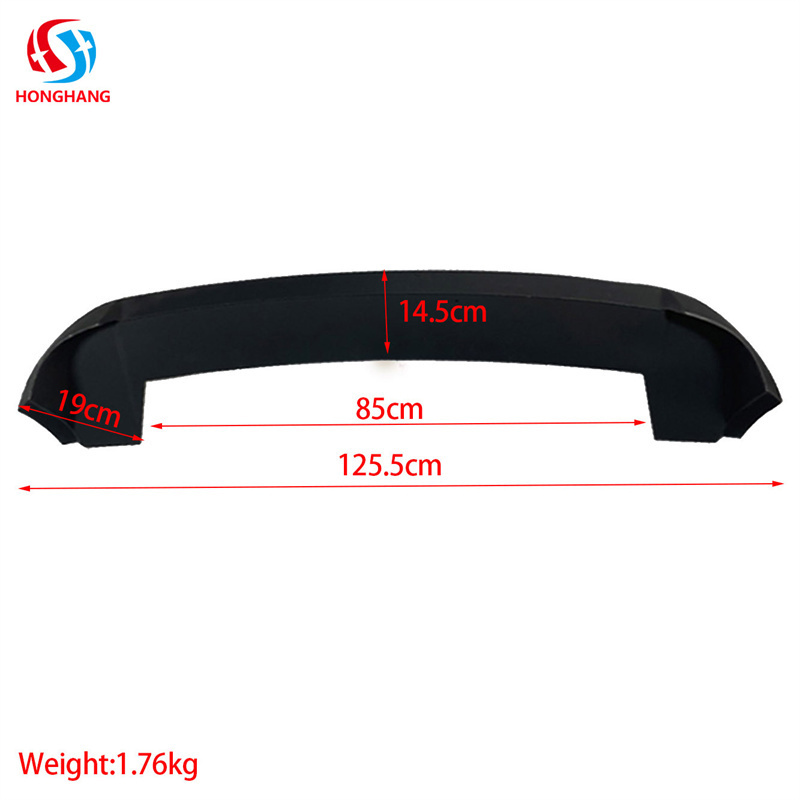 Honghang Factory Manufacture ABS Customized Gloss Black Roof Wing Spoiler For JEEP Grand Cherokee 2014-2020