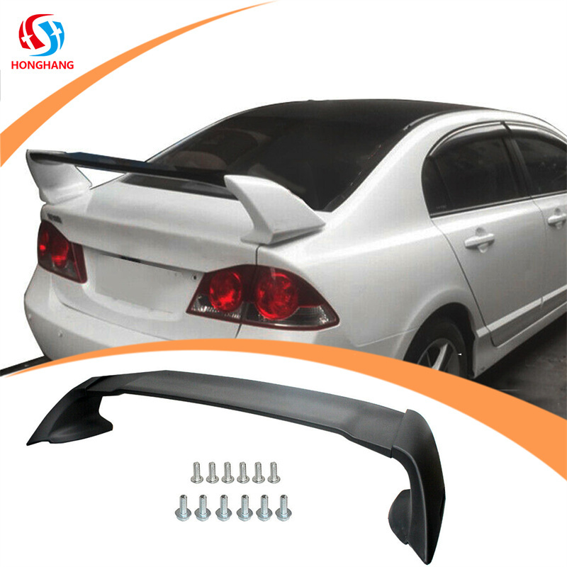 Honghang Factory Car Decoration Accessories Parts Spoiler, ABS 2012 2013 2014 2015 for Honda Civic Spoiler Accessories Carton