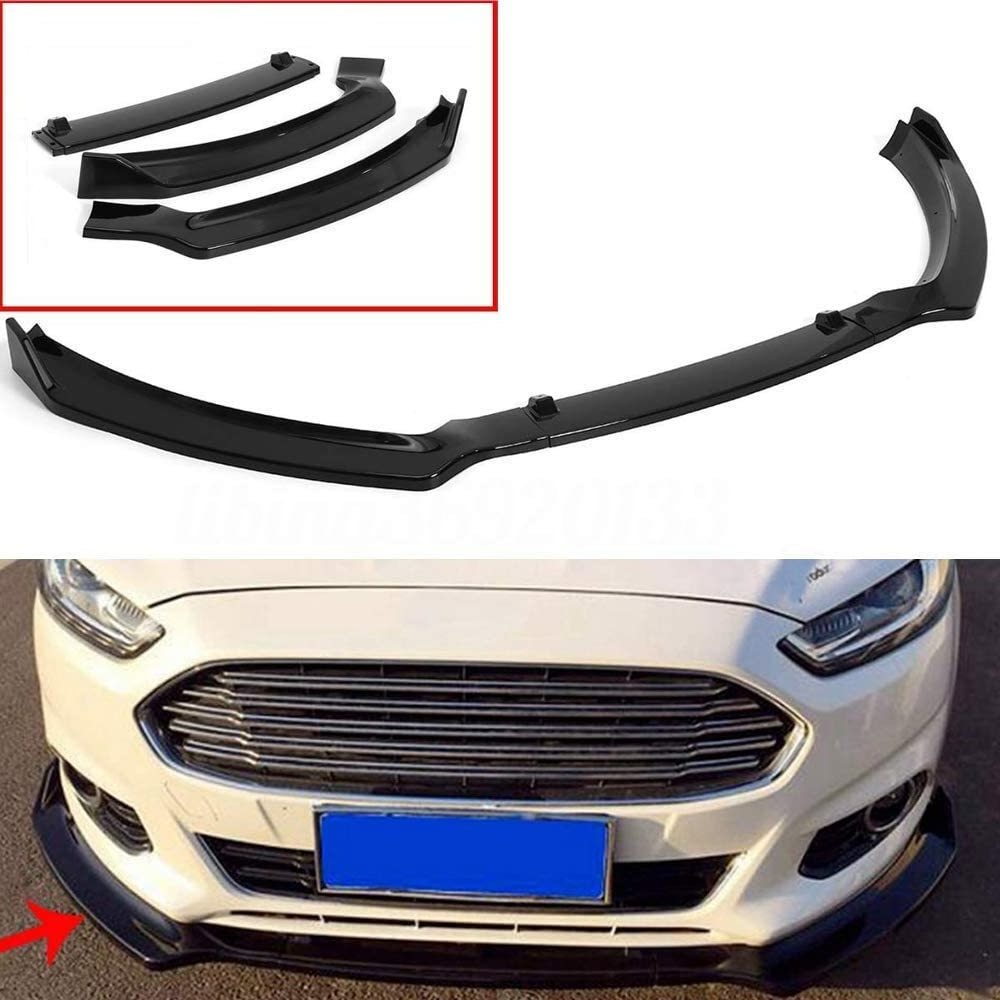 Honghang Auto Accessories Wholesale 3pcs Front Bumper Lip For Ford Fusion Mondeo 2017 2018 2019