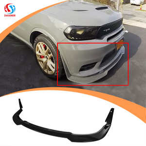 honghang auto parts carbon fiber 5-stage each pc front bumper lip splitter for dodge durango body kit accessories2018-2020