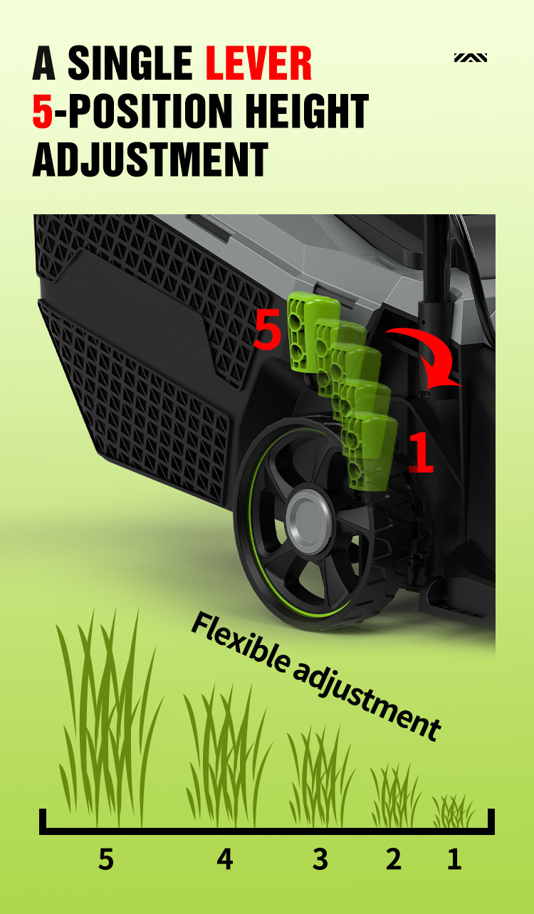 Wholesale 17'' portable german battery/cordless lawn mowers manufacturer importer for garden