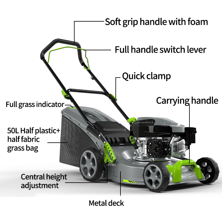 Best Seller Grass Cutter Machine Folding Handle 4-Stroke  Hand Push Gasoline Lawn Mower For Garden Use