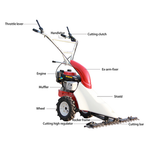 170CC 4 Stroke Gasoline mini sickle bar mower sickle bar mower for tractor petrol sickle high quality