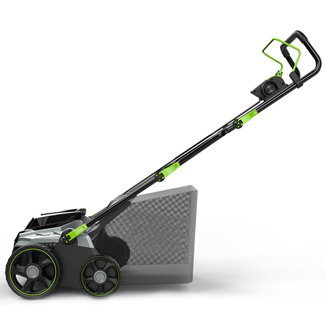 HS Hot Sale Cheap Tool-Free & Foldable 3 in 1 Handle Lawn Rake Ractor Scarifyer 3600Rmp Electric Dethatcher Scarifier