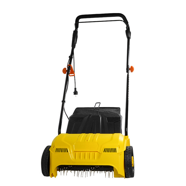 1400W Smart 2 in 1 Walk Behind Scarifier with Electric Scarifier Dethatcher and corded Lawn Dethatcher Raker