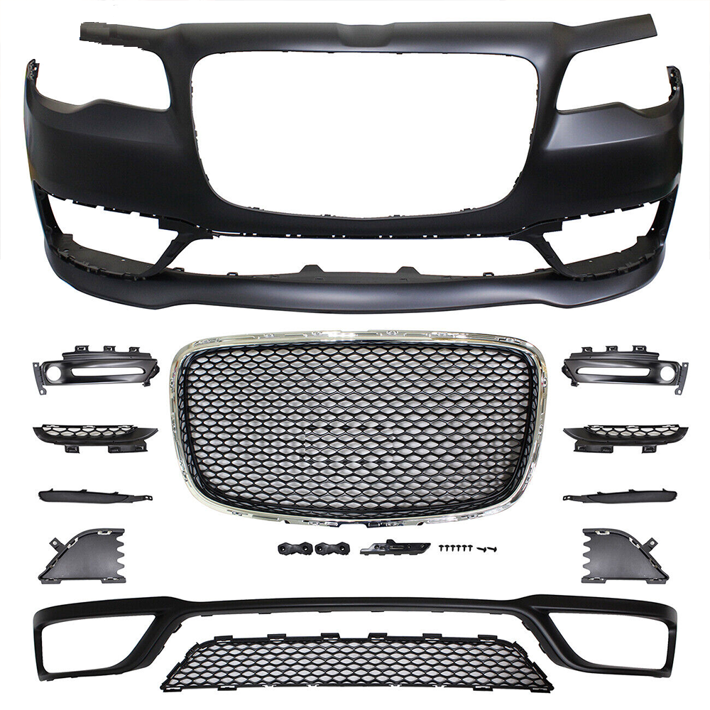 Front Bumper  Grille body kit Fits for  Chrysler 300c 2015 2016 2017 2018 2019 2020 2021