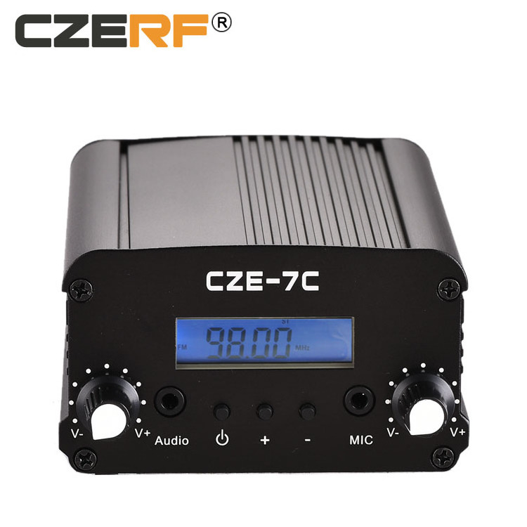 CZE-7C 1w/7w wireless 1km long range fm transmitter