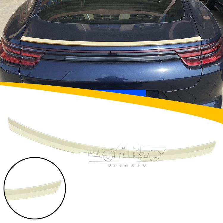 Haosheng Spoilers Factory Upgrade Parts ABS Carbon Fiber Add On Style Rear Boot Spoiler Tail Wing 971 For Porsche Panamera 2016+