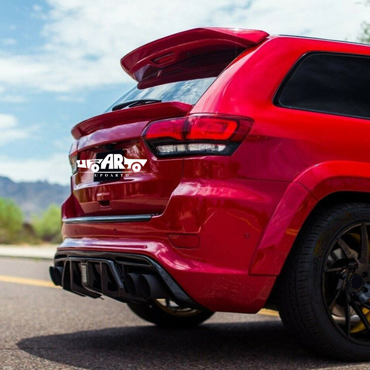 Factory ABS Carbon Fiber Rear Roof Spoiler And Mid Spoiler Top Wing For JEEP Grand Cherokee 2014 2015 2016 2017 2018 2019 2020