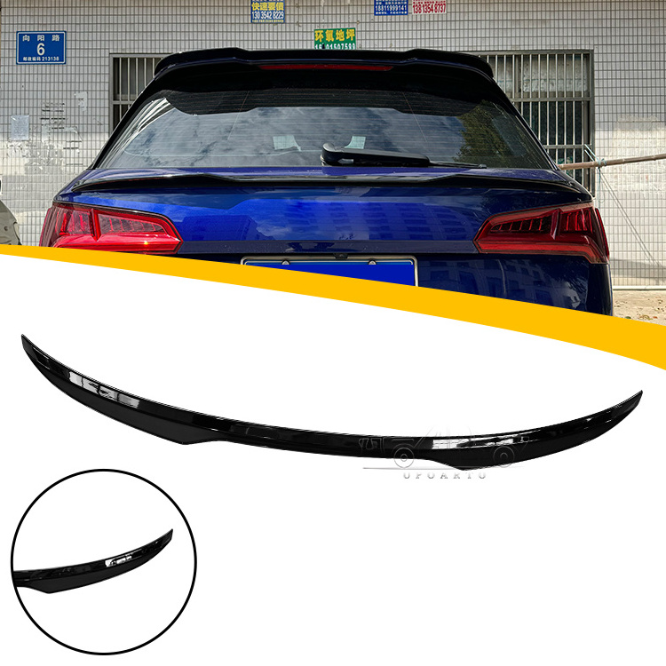 Professional Car Spoilers Factory ABS Carbon Fiber Rear Wing Boot Mid Spoiler For Audi Q5 S Line SQ5 MK2 2017 2018 2019 2020+