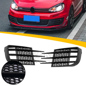 Haosheng Car Body Kit Manufactory ABS Carbon Fiber Front Fog Lights Cover For VW Golf 6 MK6 GTI 2008 2009 2010 2011 2012 2013