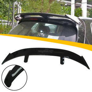 2022 New Arrivals Car Spoilers ABS Plastic Carbon Fiber Gen 3 Universal Rear Window Roof Wing Spoiler For Hatch Back Cars