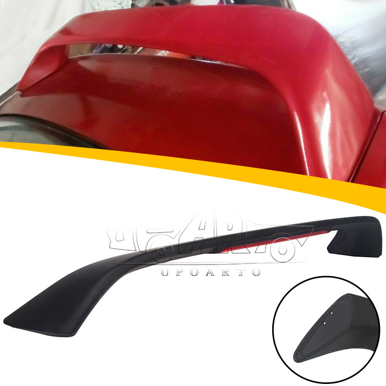 Haosheng Body Kit Factory Hot Selling ABS Carbon Fiber Light Rear Lip Spoiler for Honda Civic 6gen ek ek3 Coupe 96 97 98 99 2000