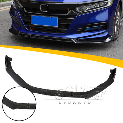 Haosheng Auto Accessories Factory ABS Carbon Fiber 3PCS Front Bumper Lip Splitter For Honda Accord 10th Gen 2018 2019 2020 2021