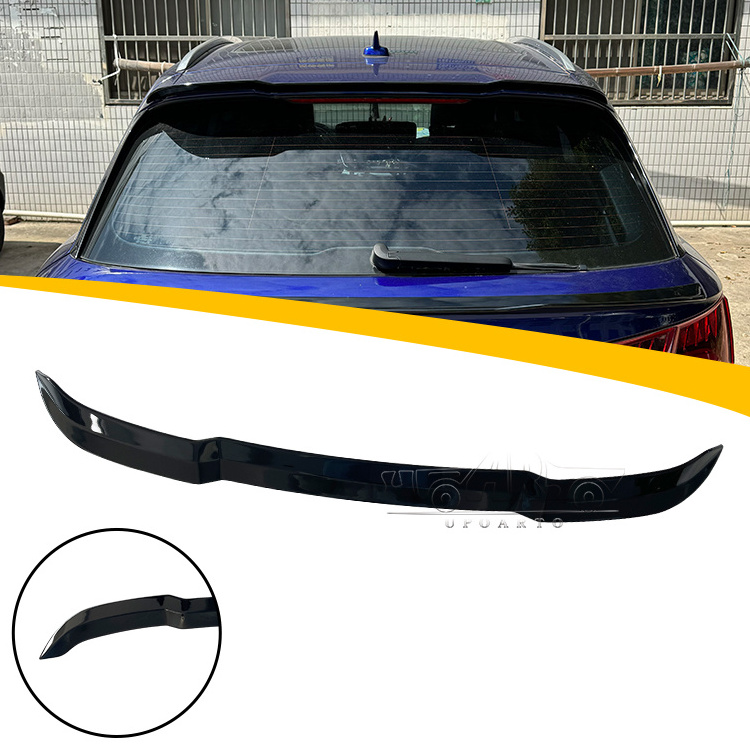 Haosheng Car Spoilers Manufactory ABS Plastic Carbon Fiber Rear Roof Spoiler Wing For Audi SQ5/Q5 S Line MK2 2017 2018+