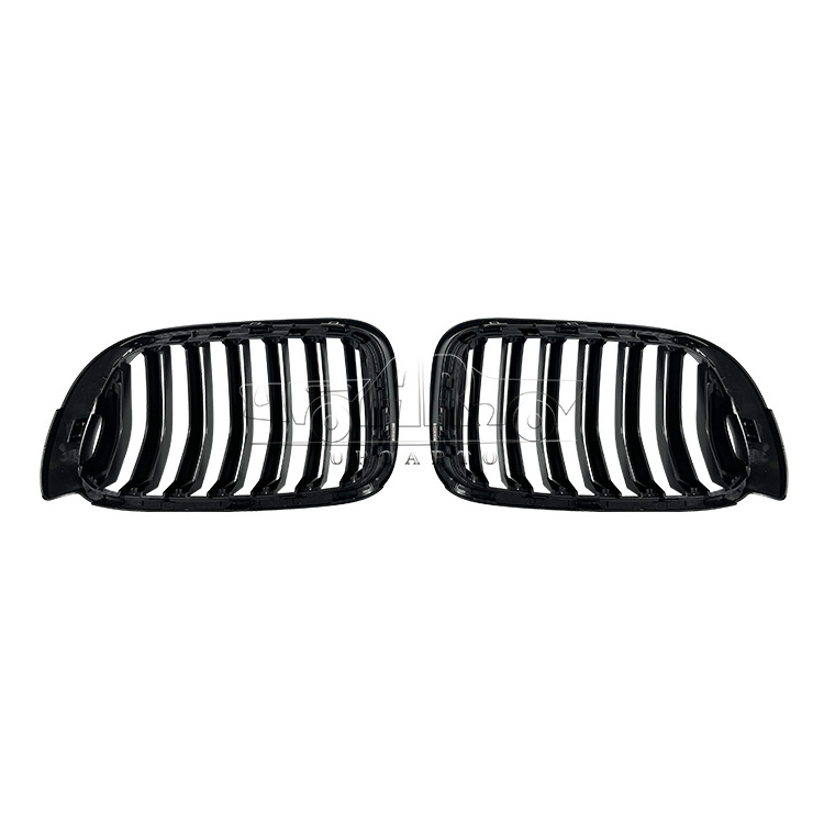 Car Spare Part ABS Plastic Carbon Fiber Dual Line Front Grills Kidney Grille For BMW X3 F25 2014 2015 2016 2017