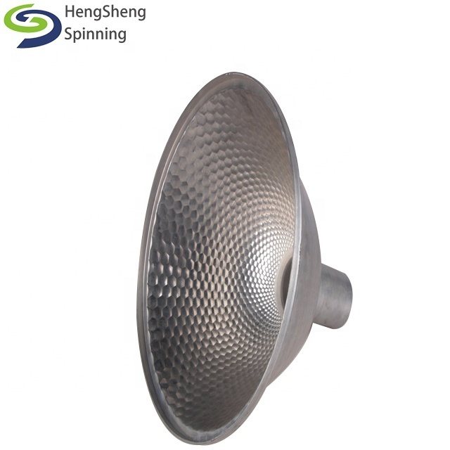 hot selling aluminum lamp cover spinning parts outdoor light cover