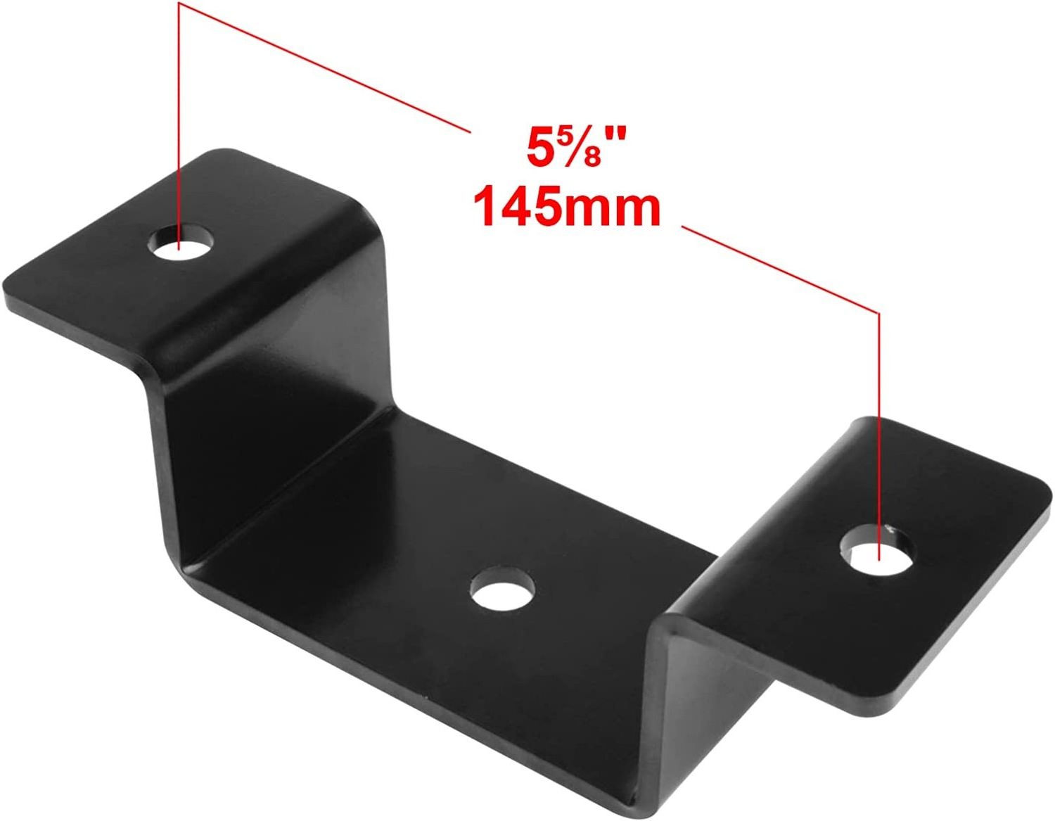 Heavy Duty Door Barricade Brackets Door Security Bar Holder Brackets for Door Reinforcement