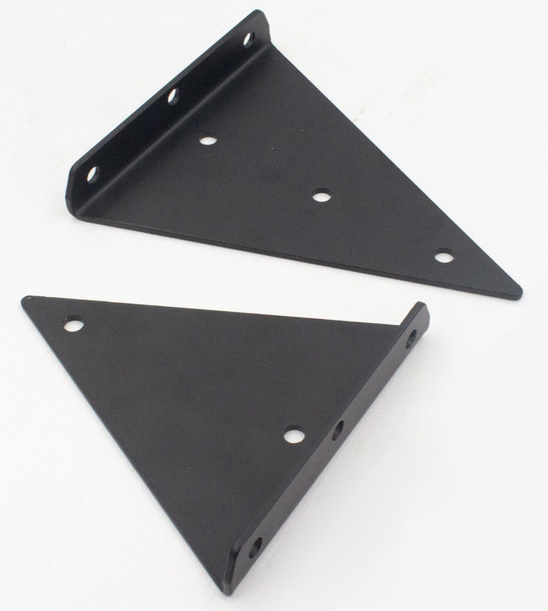 Heavy Duty Floating Wall Shelf Metal Triangle L Brackets Decorative Shelving Supports