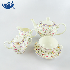 Wholesale Factory Ceramic Tea Set Porcelain Luxury Afternoon Tea Set