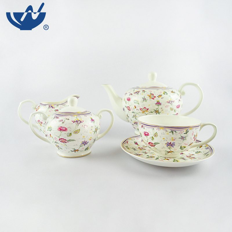 Wholesale Factory Ceramic Tea Set Porcelain Luxury Afternoon Tea Set