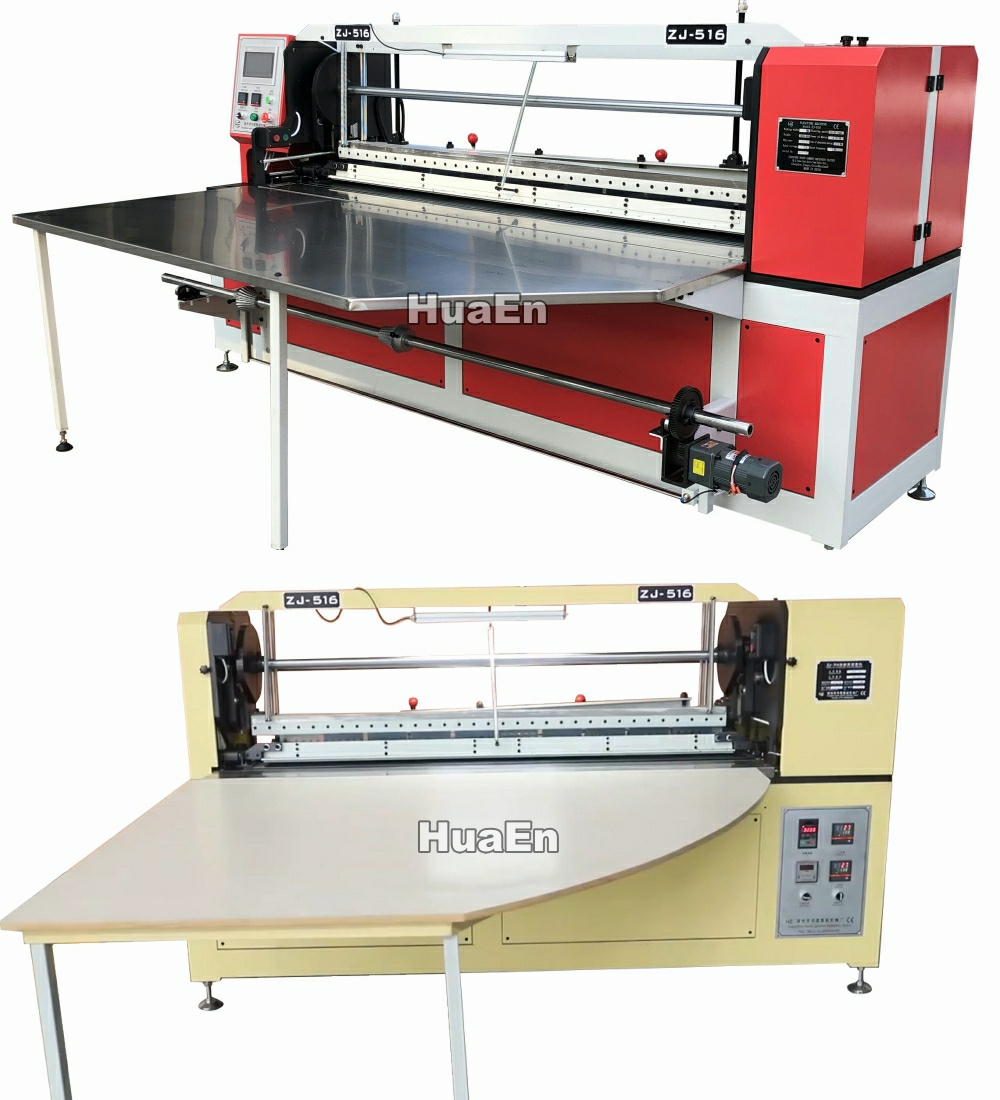 Factory manufacturer HuaEn ZJ516 two in one accordion sunray pleating machine for skirt