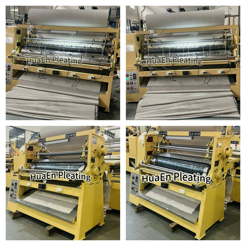 Changzhou HuaEn Factory ZJ-416 Crystal skirt pleating machine for hijabs abayas scarfs kaftans stoles makhanas shawl mufflers