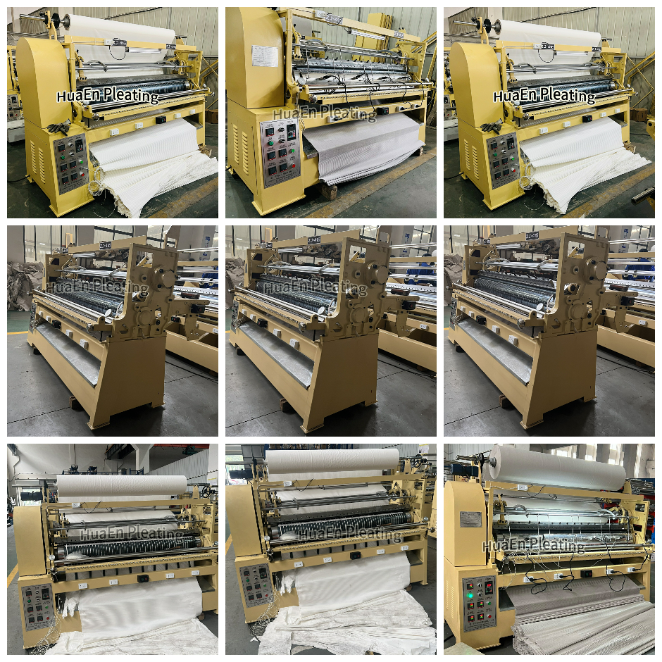 Changzhou HuaEn Factory ZJ-416 Crystal skirt pleating machine for hijabs abayas scarfs kaftans stoles makhanas shawl mufflers