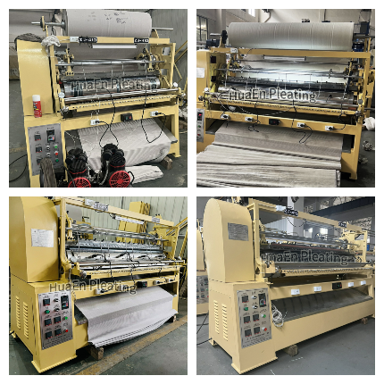 Changzhou HuaEn Factory ZJ-416 Crystal skirt pleating machine for hijabs abayas scarfs kaftans stoles makhanas shawl mufflers