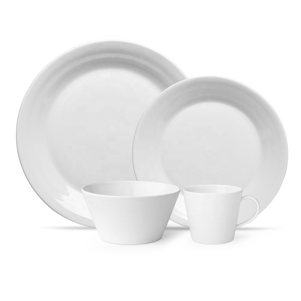 Hot selling competitive prices export pakistani square shape 16 pcs ceramic dinner set