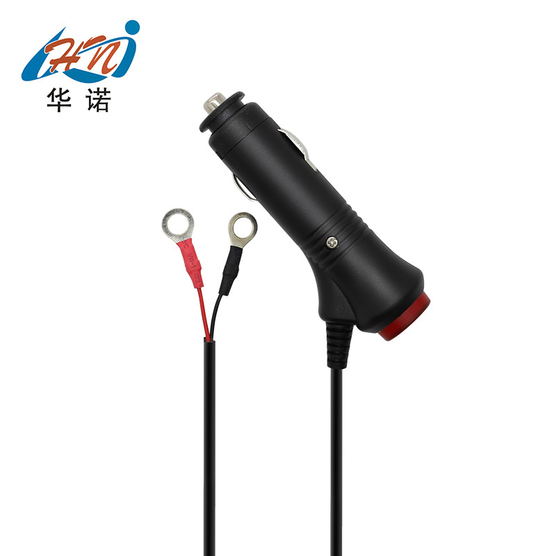 Custom 12V Car Cigarette Lighter Plug Socket to DC Power Supply Adapter Cable for Car Electronic Appliances