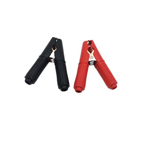 Alligator Clip Electrical Crocodile Clips For Charging Battery Charger Plate With Red Copper Thickened Tube