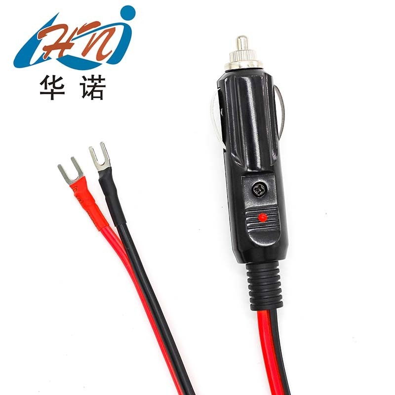 cigarette lighter plug With U-joint automotive power cables