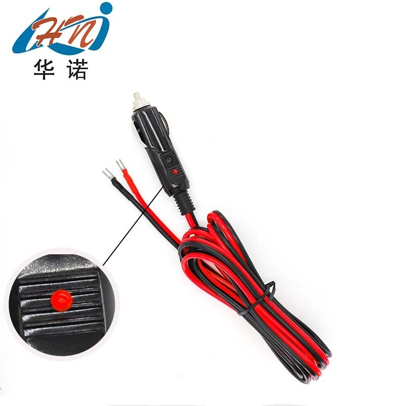 cigarette lighter plug With U-joint automotive power cables