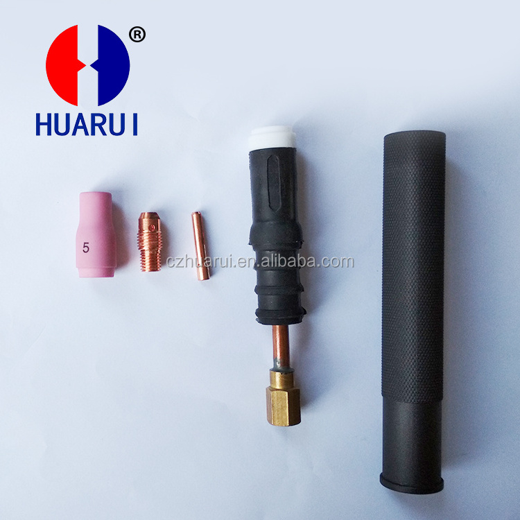 WP-9P high quality tig welding consumable straight torch body with pencil handle